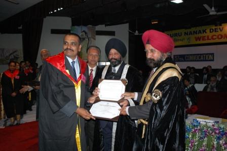 Kunwar Awarded Ph. D. in Police Administration